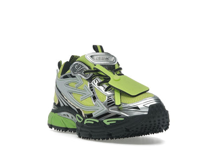 OFF-WHITE Be Right Back Silver Green Fluo