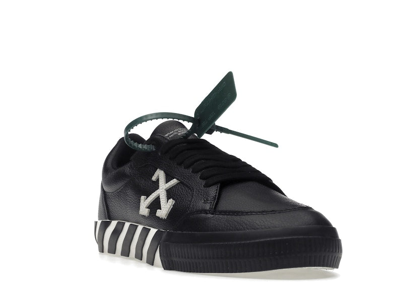 OFF-WHITE Vulc Low Leather Black White SS22