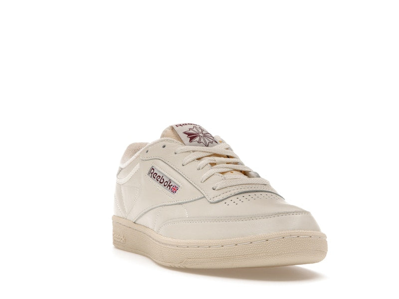 Reebok Club C 85 Chalk Alabaster Maroon