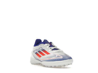 adidas F50 League Turf Cloud White Solar Red Lucid Blue (GS)