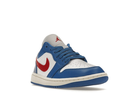 Jordan 1 Low Sport Blue Gym Red (Women's)