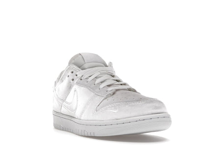 Nike Dunk Low Dover Street Market Triple White Velvet