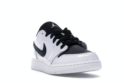 Jordan 1 Low White Black Patent (GS)