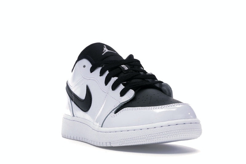 Jordan 1 Low White Black Patent (GS)