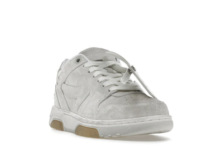 OFF-WHITE Out Of Office OOO Low Tops Vintage Suede Destressed White