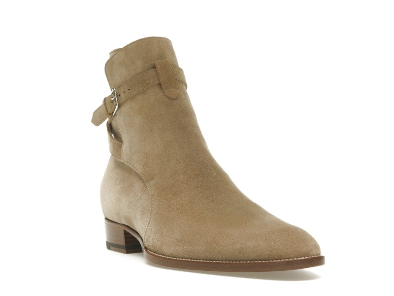 Saint Laurent Wyatt Jodhpur Boot Tobacco Suede