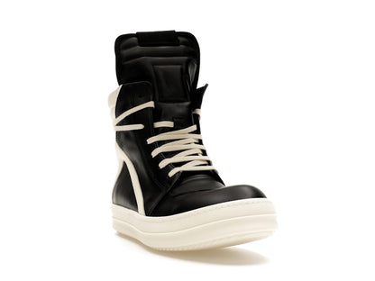 Rick Owens Luxor Geobasket Black Milk