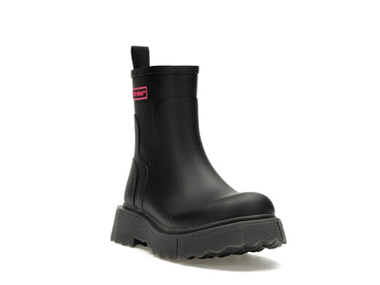 OFF-WHITE Rubber Rain Boot Black
