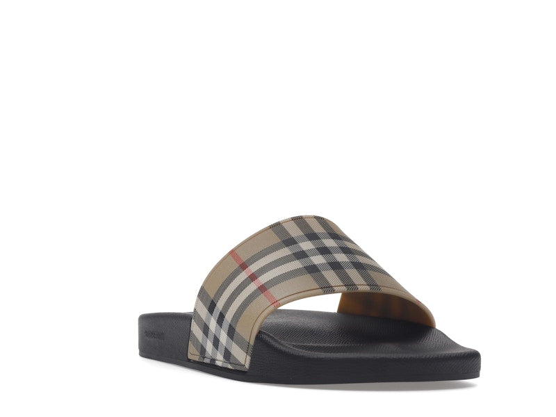 Burberry Vintage Check Slides Archive Beige