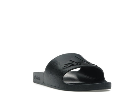 adidas Adilette Aqua Slides Core Black Logo