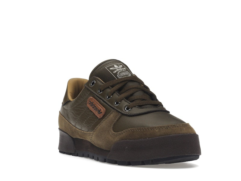 adidas Carnforth SPZL Trace Olive Golden Beige Dark Brown