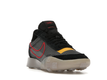 Nike Waffle Racer 2X Black Solar Flare University Red (Women's)