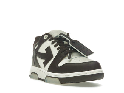 OFF-WHITE Out Of Office "OOO" Low Tops Chocolate Cream