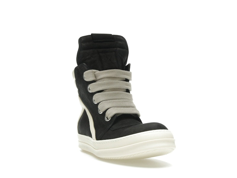 Rick Owens Geobasket Jumbo Lace High Black Milk (Women's)