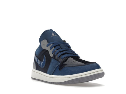 Jordan 1 Low SE Craft Obsidian French Blue Ashen Slate White