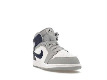 Jordan 1 Mid Wolf Grey Midnight Navy (PS)
