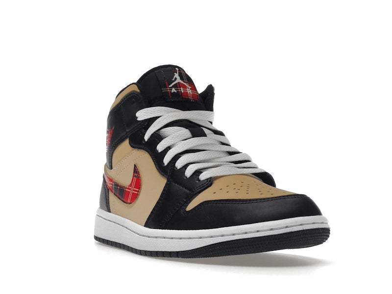Air Jordan 1 Mid Tartan Swoosh