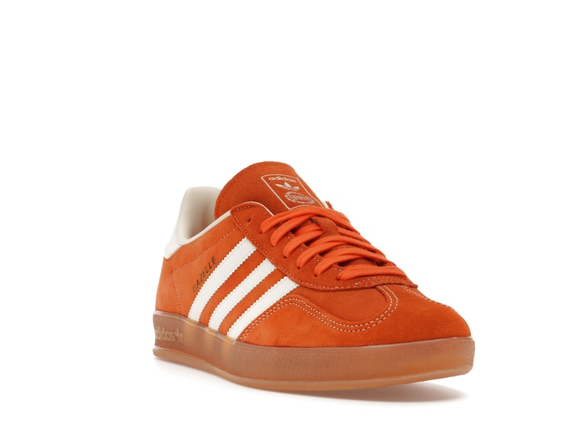 adidas Gazelle Indoor Orange Off White Gold Metallic