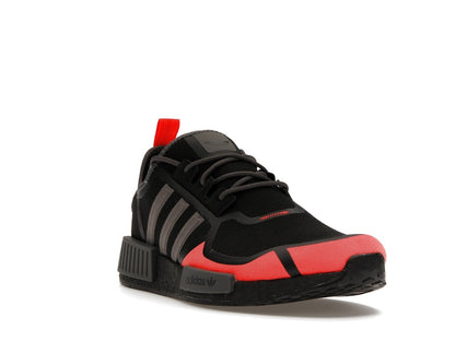 adidas NMD R1 Core Black Solar Red Grey