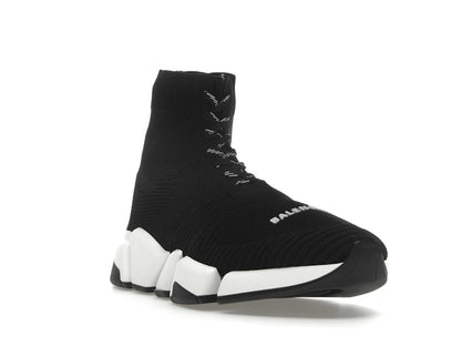 Balenciaga Speed 2.0 Lace Up Black White