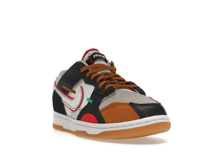 Nike Dunk Low Scrap Black Grey University Red