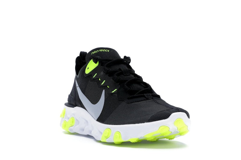 Nike React Element 55 Black Wolf Grey Volt