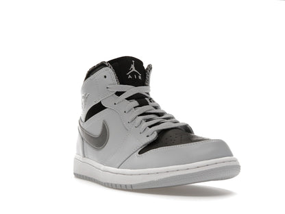Jordan 1 Mid Pure Platinum Metallic Silver