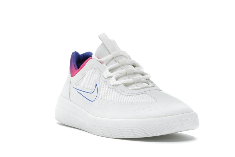 Nike SB Nyjah Free 2 Summit White Pink Blast Racer Blue