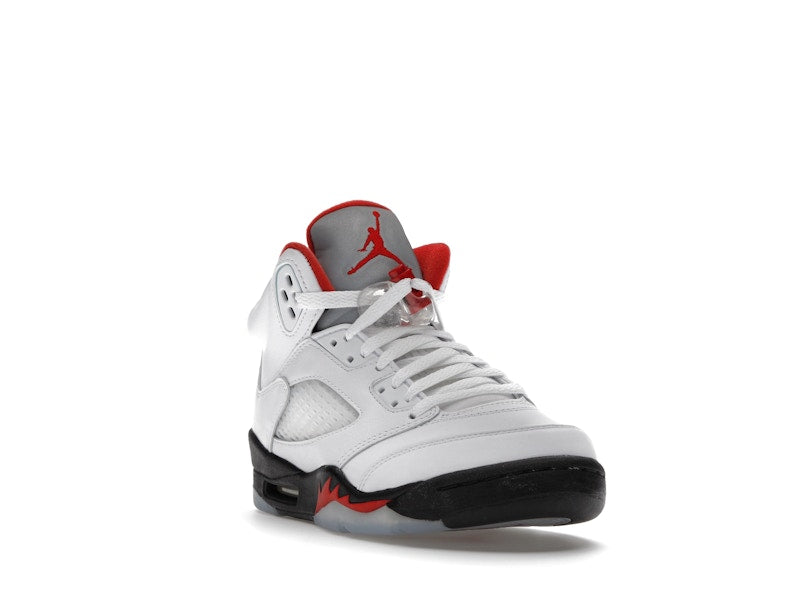 Jordan 5 Retro Fire Red Silver Tongue (2020) (GS)