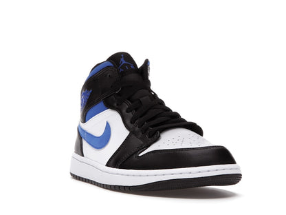 Jordan 1 Mid White Black Racer Blue