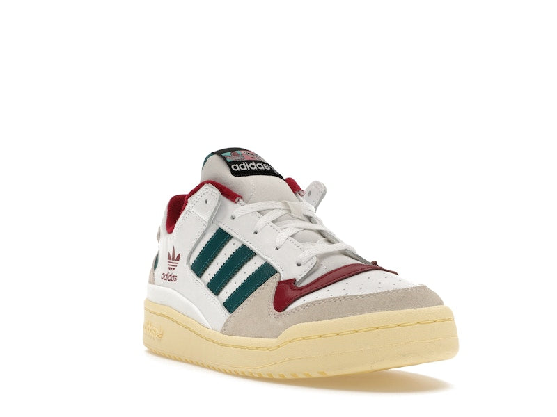 adidas Forum Low White Teal Burgundy