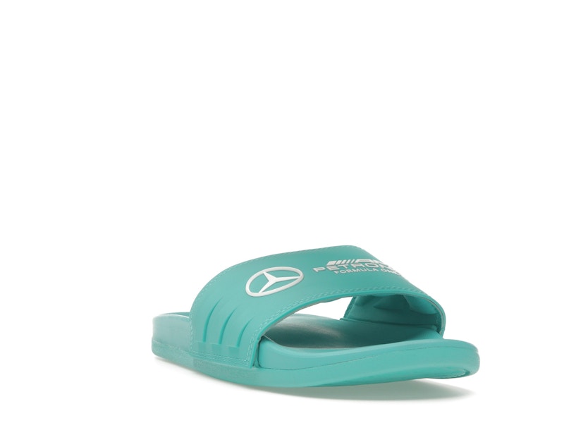 adidas Adilette Comfort Slides Mercedes-AMG Petronas Formula One Team Semi Mint Rush