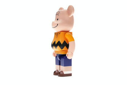 Bearbrick Charlie Brown 400% Yellow