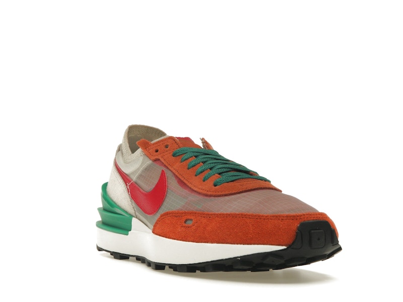 Nike Waffle One Burnt Sunrise Light Orewood Brown Malachite Mystic Hibiscus (Women's)
