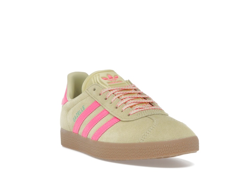 adidas Gazelle Powder Yellow Lucid Pink (Women's)