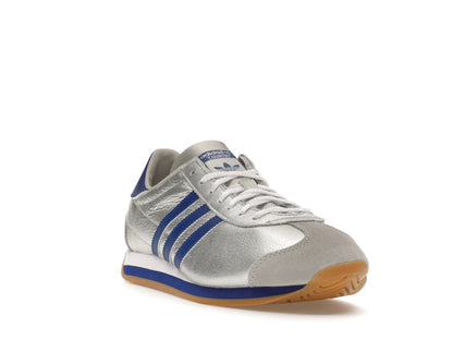 adidas Country OG Matte Silver Bright Blue Cloud White