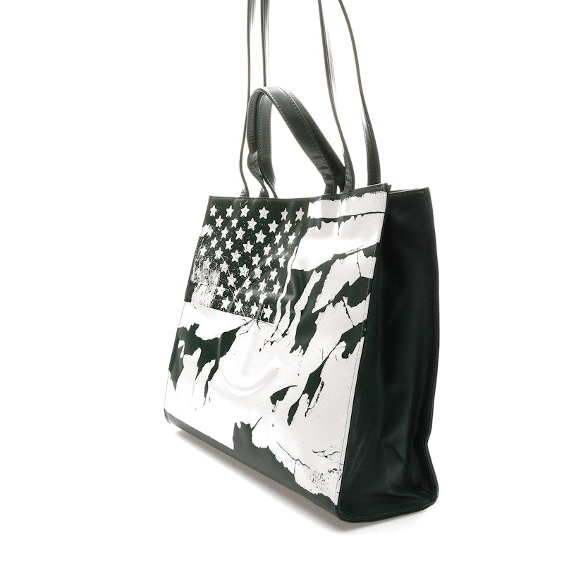 Telfar Flag Bag Medium Green/White
