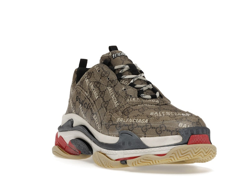 Gucci x Balenciaga The Hacker Project Triple S Beige