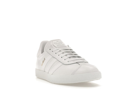 adidas Gazelle White/White-Gold Metallic