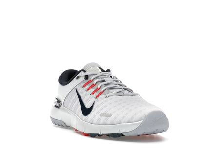 Nike Free Golf Pure Platinum Light Crimson Wolf Grey Armory Navy