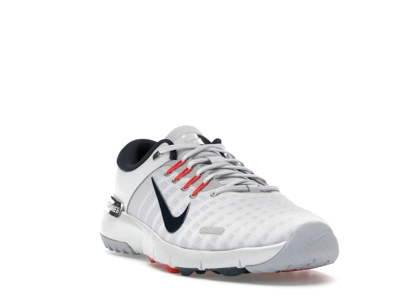 Nike Free Golf Pure Platinum Light Crimson Wolf Grey Armory Navy