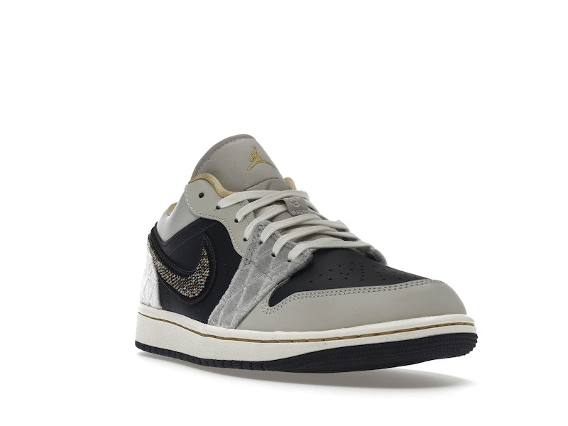 Jordan 1 Low Beaded Swoosh