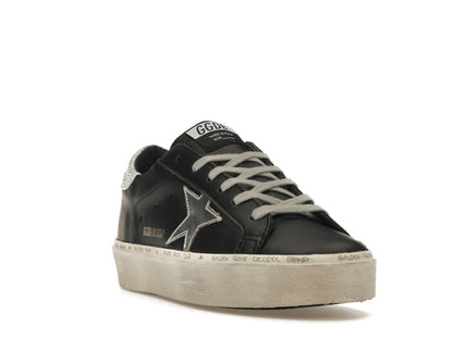 Golden Goose Hi-Star Black Silver (Women's)