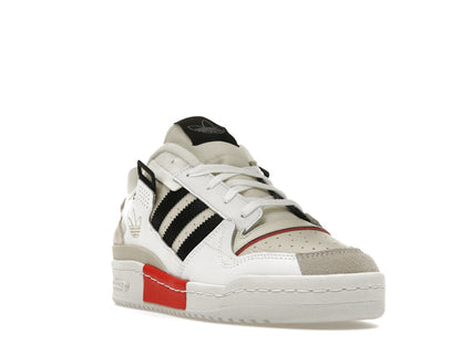 adidas Forum Exhibit Low White Vivid Red