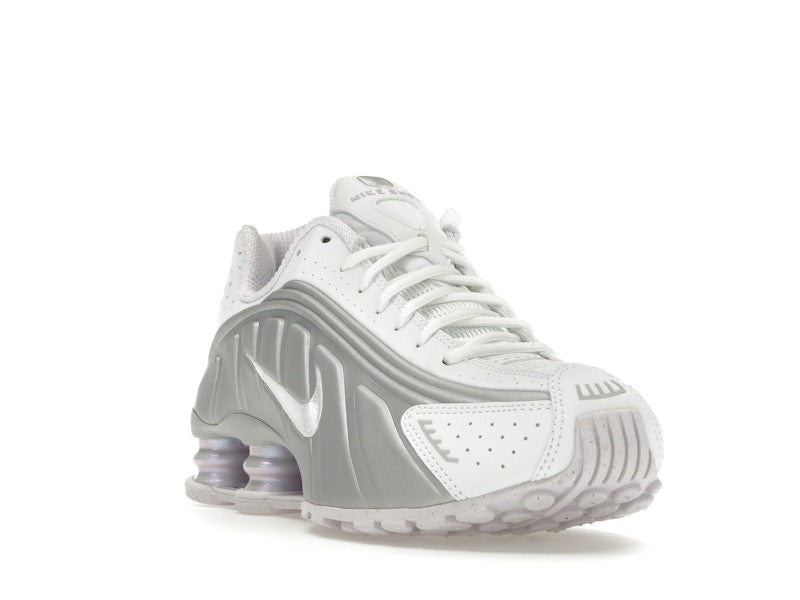 Nike Shox R4 White Metallic Platinum Barely Grape (Women's)