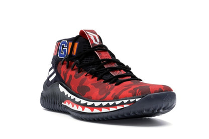 adidas Dame 4 A Bathing Ape Red