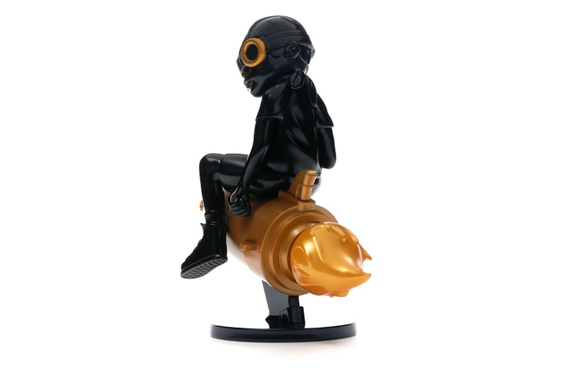 Hebru Brantley x Billionaire Boys Club x Bait Beyond The Beyond Fly Boy Figure 9 Inches Black/Gold