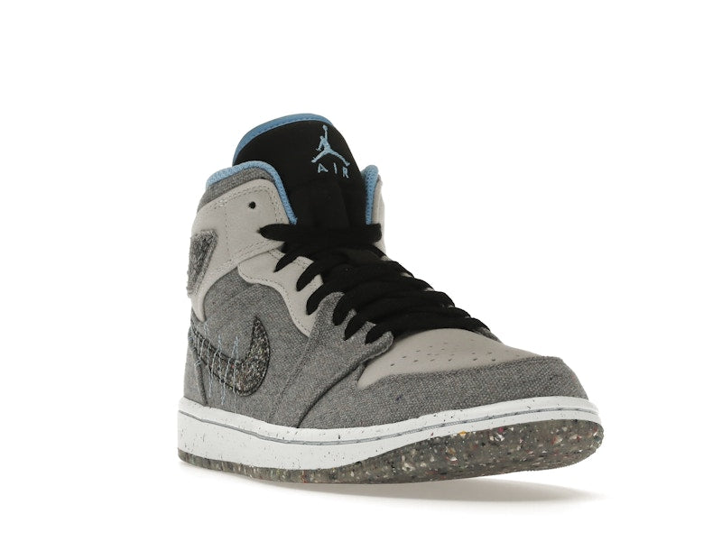 Jordan 1 Mid Crater Grey University Blue