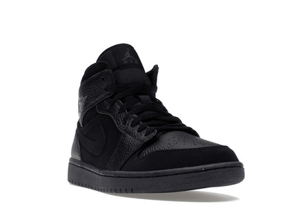 Jordan 1 Mid Black Dark Smoke Grey