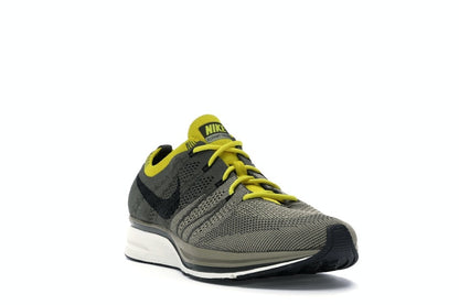 Nike Flyknit Trainer Cargo Khaki Bright Citron